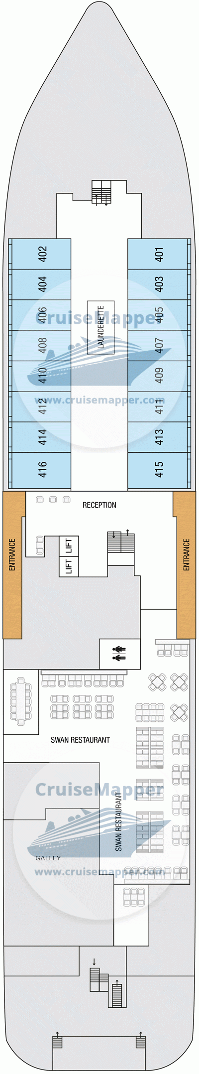 SH Minerva Deck 04 - Lobby-Restaurant-Cabins