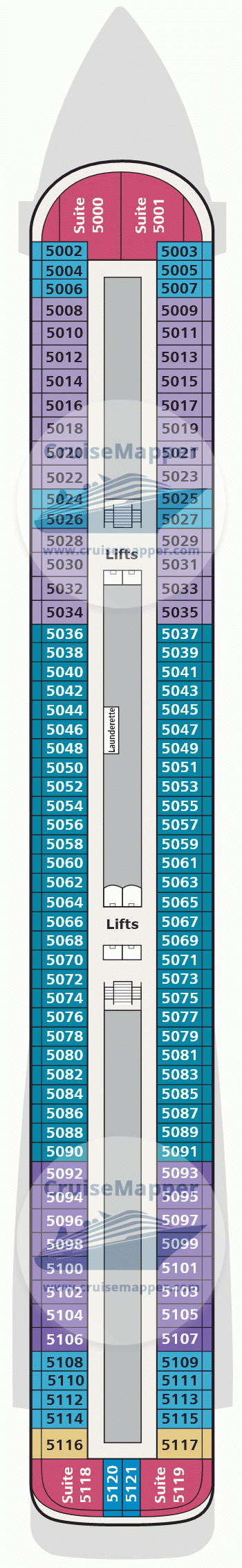 Viking Vesta Deck 05 - Cabins