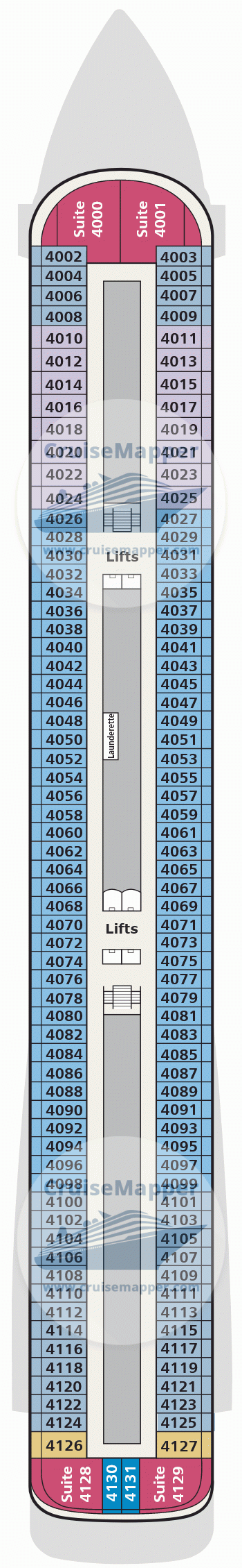 Viking Vesta Deck 04 - Cabins