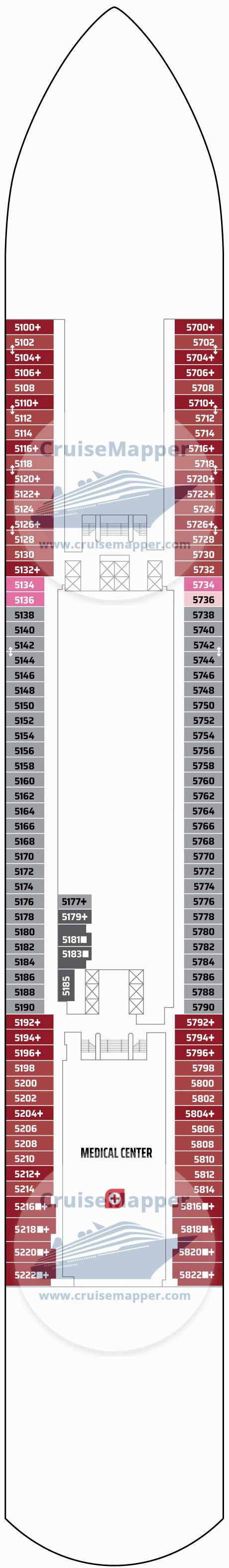 cruise deck plans prima