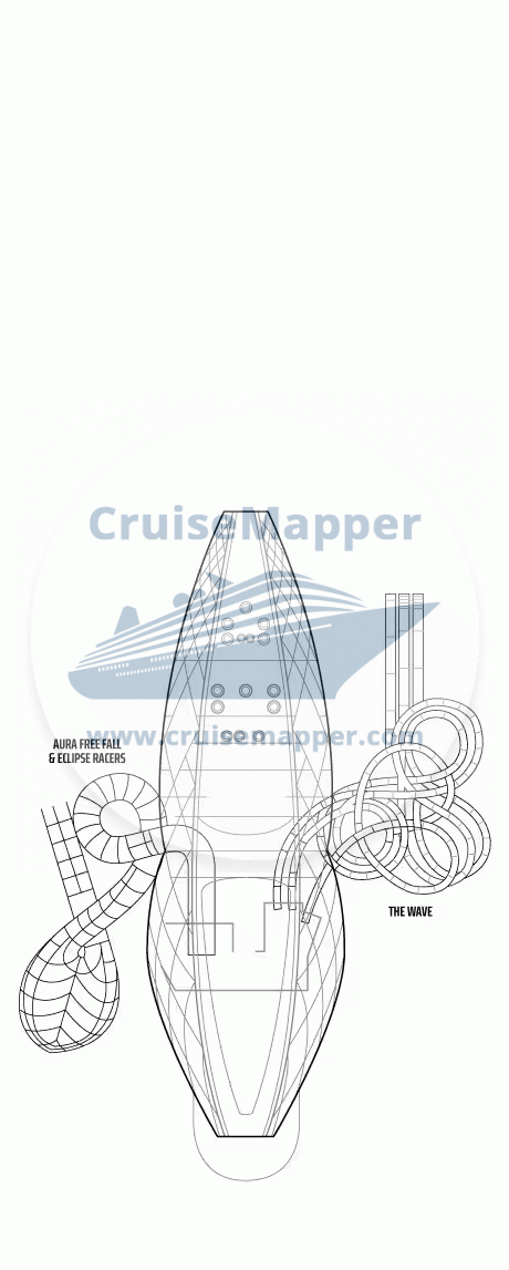 Norwegian Aura Deck 21 - Ocean Heights4-Waterslides
