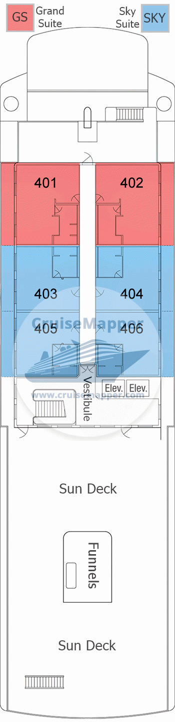 ACL American Legend Deck 04 - Suites-Sundeck