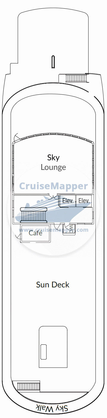 ACL American Mariner Deck 05 - Sundeck-Sky Lounge