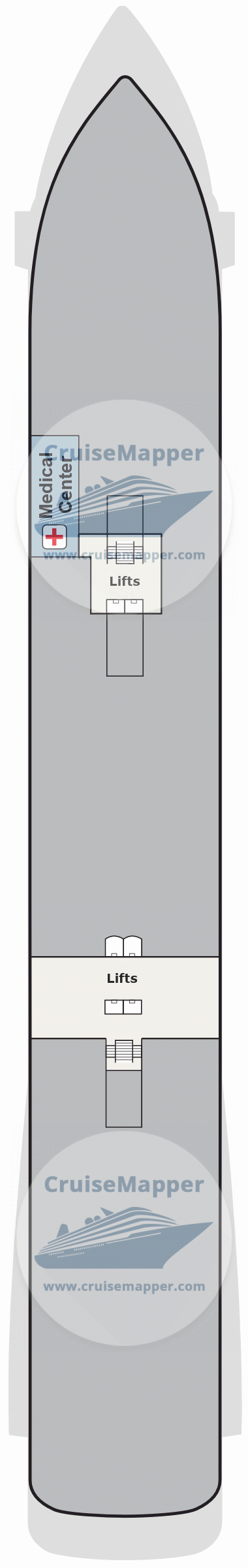 Viking Vega Deck 0 - A-Embarkation-Hospital-Crew Viking Vega Deck 0 - A-Embarkation-Hospital-Crew