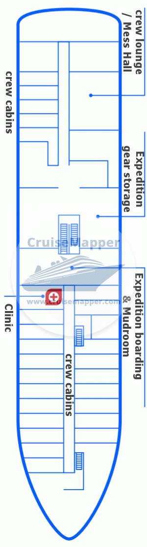 MV Magellan Discoverer Deck 02 - Expedition-Crew-Hospital