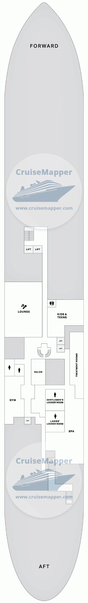 Four Seasons 3 Deck 04 - Wellness-Spa-Gym-Kids