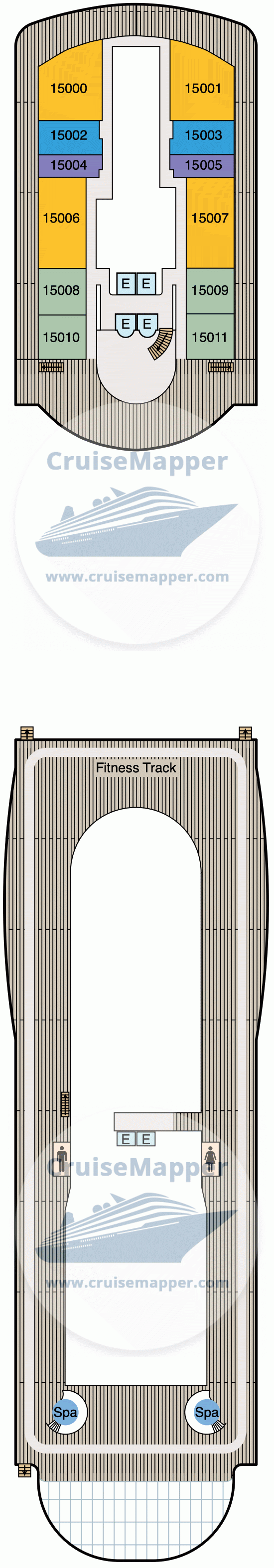 Oceania Sonata Deck 15 