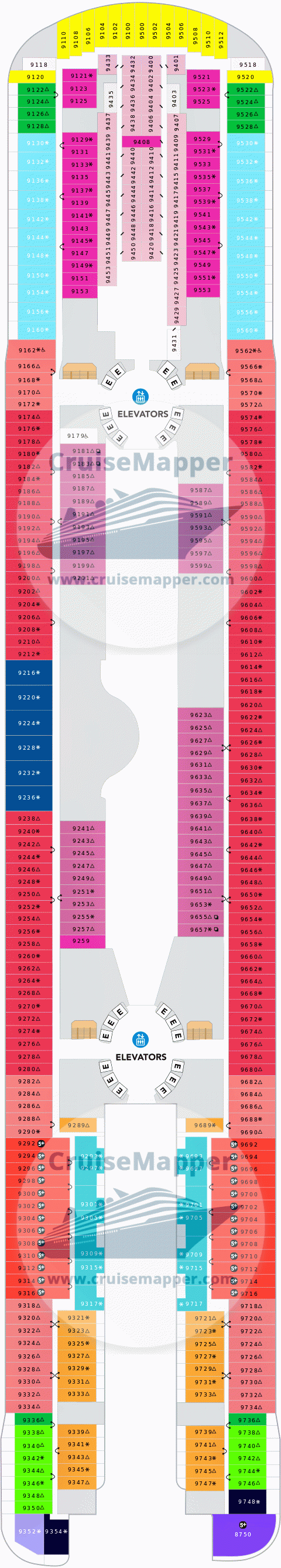 Hero Of The Seas Deck 09 - Cabins