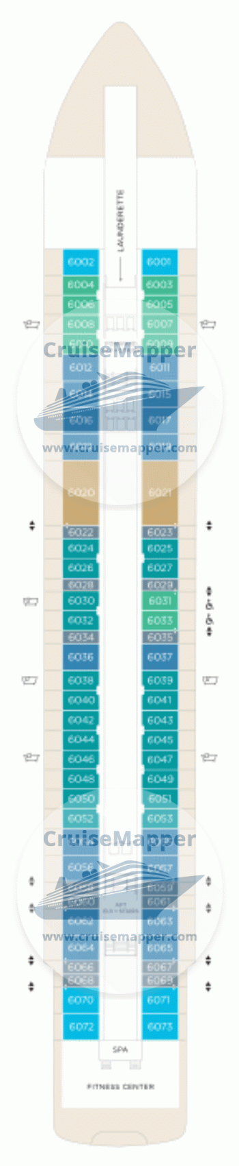 Crystal Grace Deck 06 - Cabins