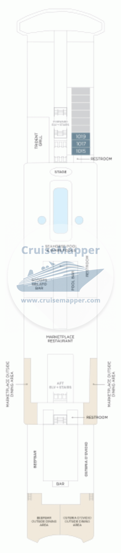 Crystal Grace Deck 10 - Cabins-Lido-Pools-Sundeck1