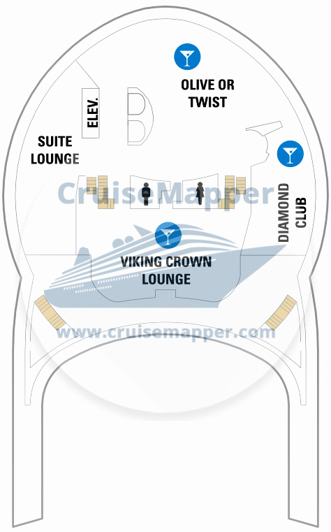 Independence Of The Seas Deck 14 - Viking Crown Lounge