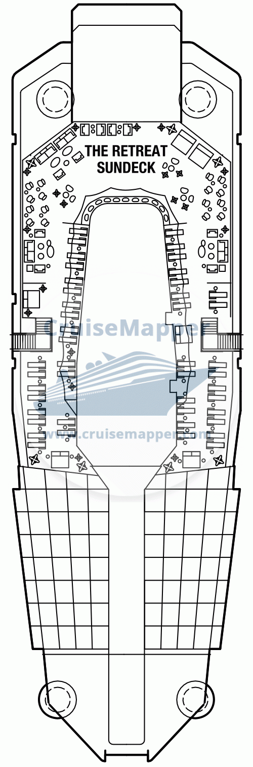 Celebrity Silhouette Deck 16 - Retreat Sundeck