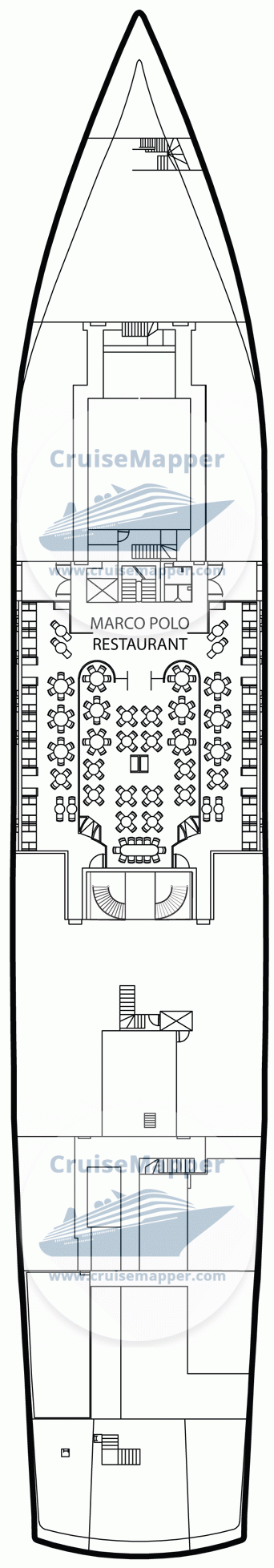 mv Aegean Odyssey deck 3 plan | CruiseMapper