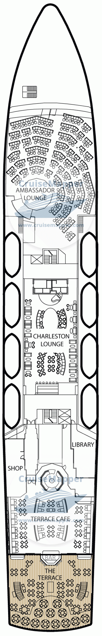 mv Aegean Odyssey Deck 06 - Promenade