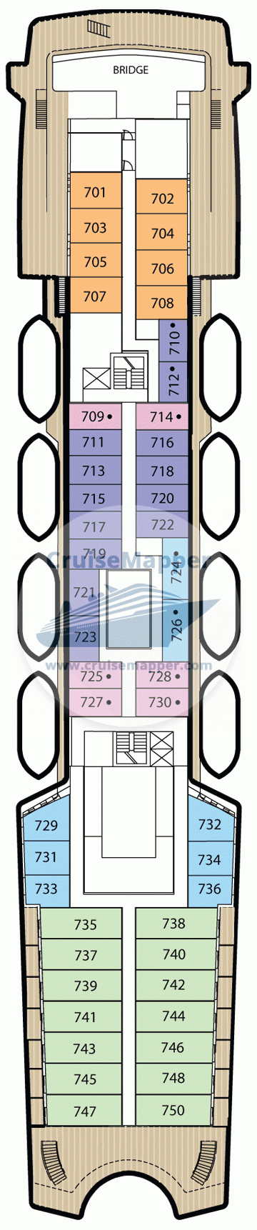 mv Aegean Odyssey Deck 07 - Bridge