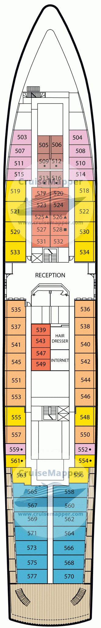 mv Aegean Odyssey Deck 05 - Belvedere