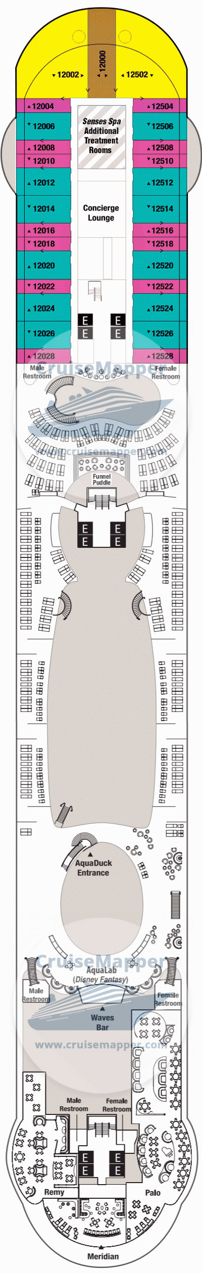 Disney Dream Deck 12 - Adults Sundeck