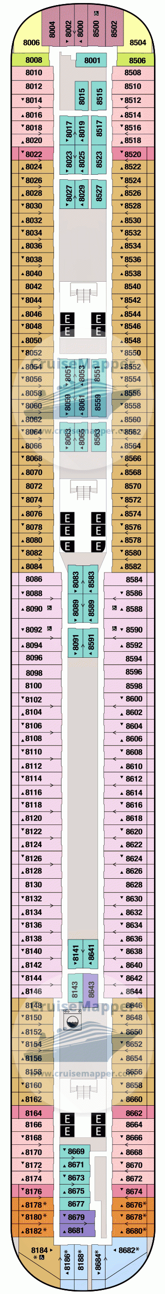 Disney Dream Deck 8 Plan Cruisemapper