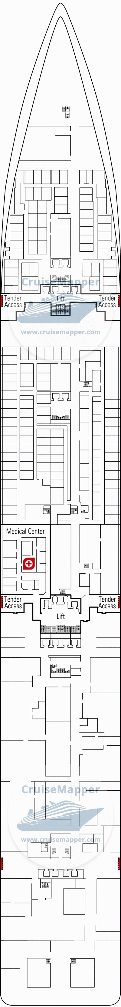 MSC Divina Deck 04 - Atlante-Tendering-Hospital-Crew