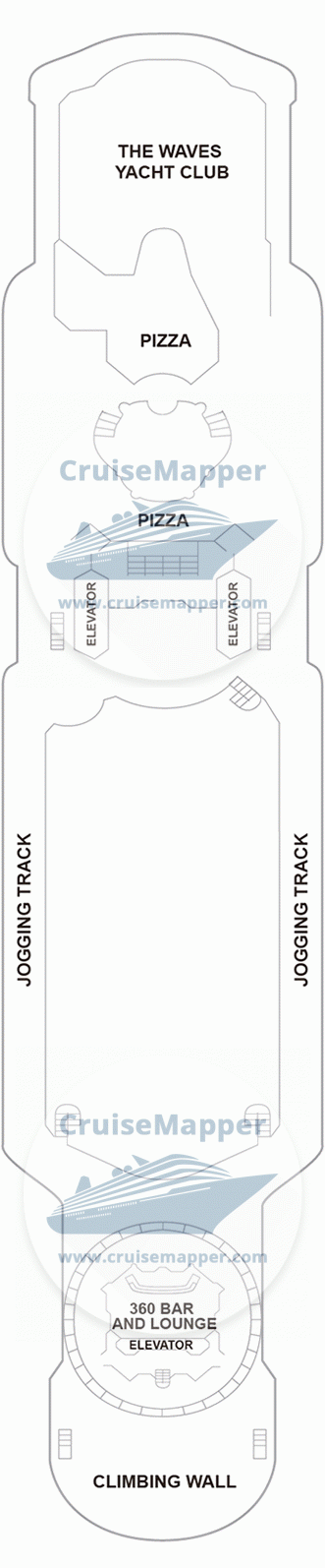 Pullmantur Monarch Deck 12 - Sundeck-Sports