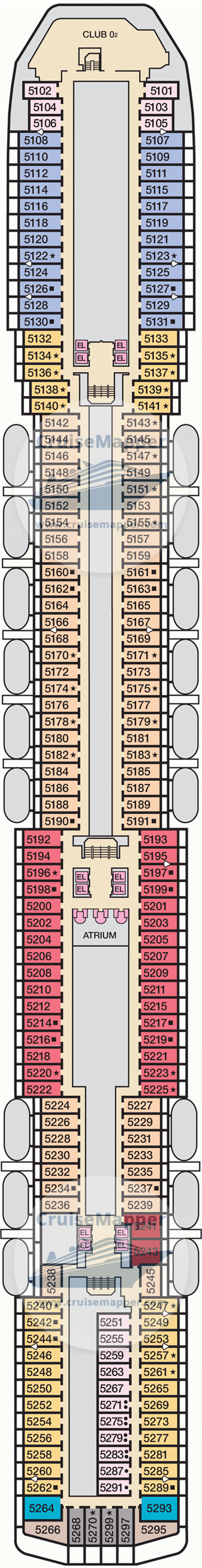 Carnival Legend Deck 05 - Upper-Cabins-Kids