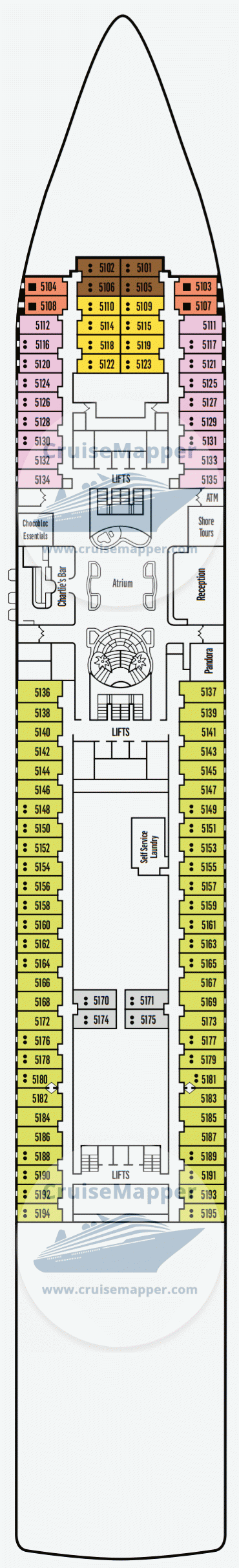 cruise ship ambience deck plans