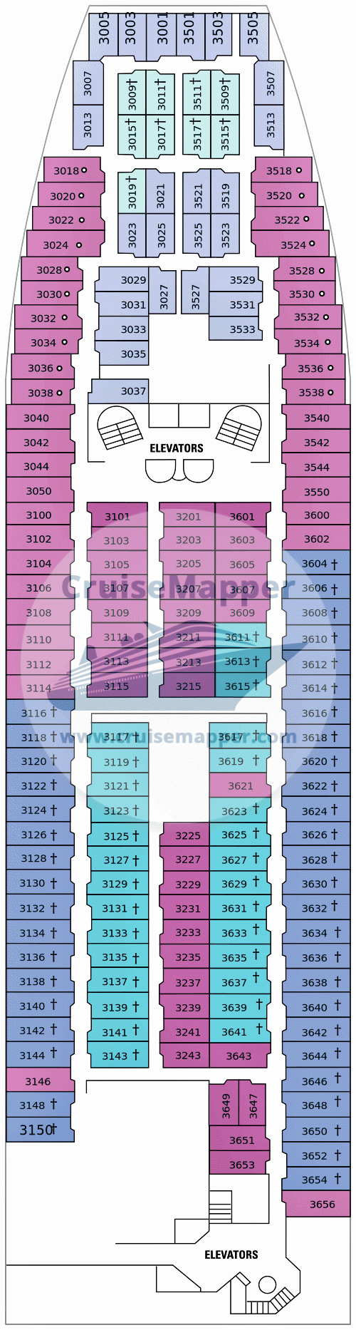 cruise ship mapper