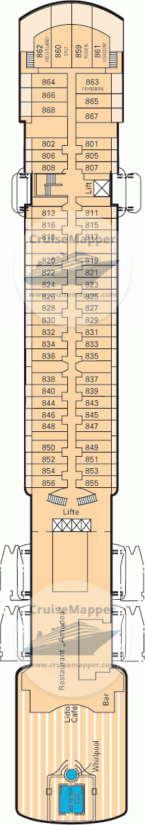 Amadea Deck 08 - Lido