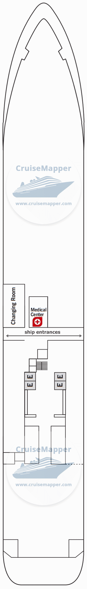 Silver Whisper Deck 03 - Embarkation-Hospital