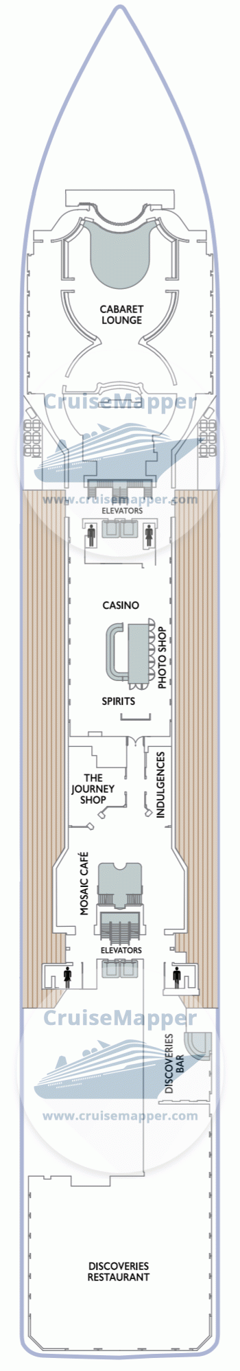 Azamara Journey Deck 05 - Promenade-Dining-Lounge