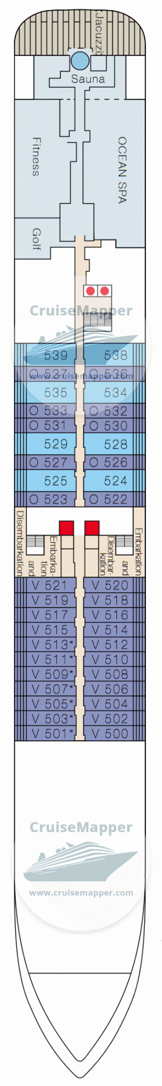 ms Europa 2 Deck 05 