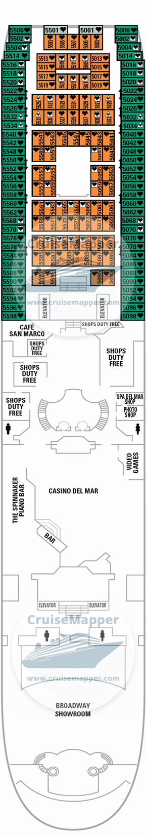 Pullmantur Sovereign Deck 05 - Casino-Shops