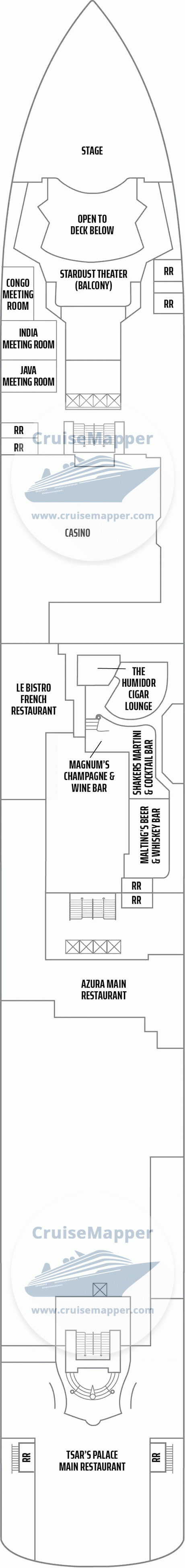 Norwegian Jewel Deck 06 - Dining