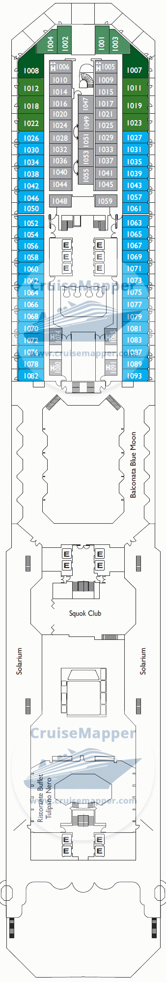 Costa Fascinosa Deck 10 - Turandot