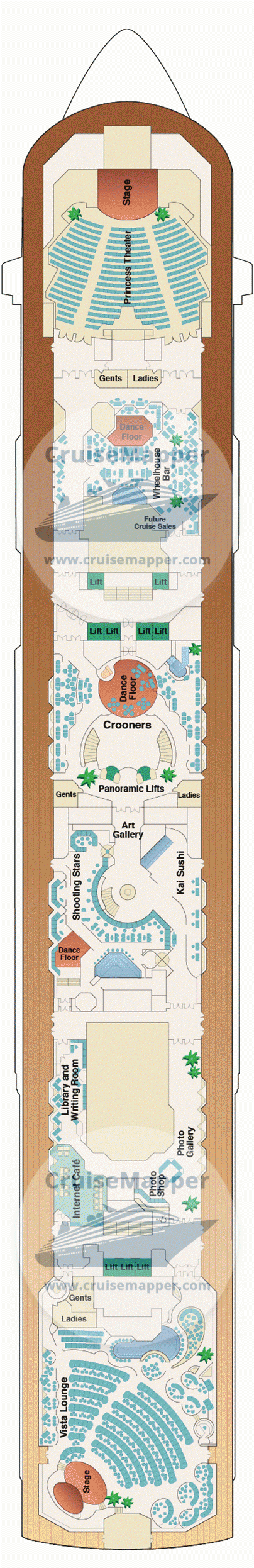 enchanted cruise ship deck plan