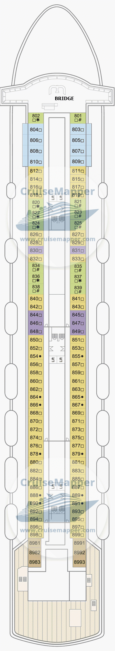 Crown Iris Deck 08 - Viking-Cabins-Bridge