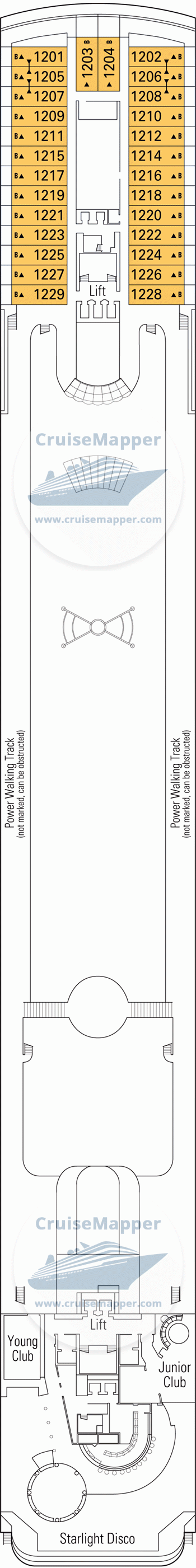 msc armonia cruise deck plan