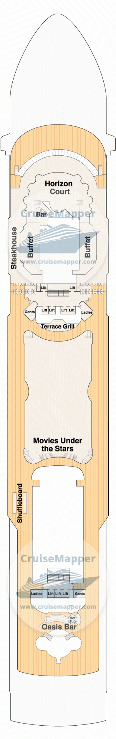 p&o cruise explorer deck plan