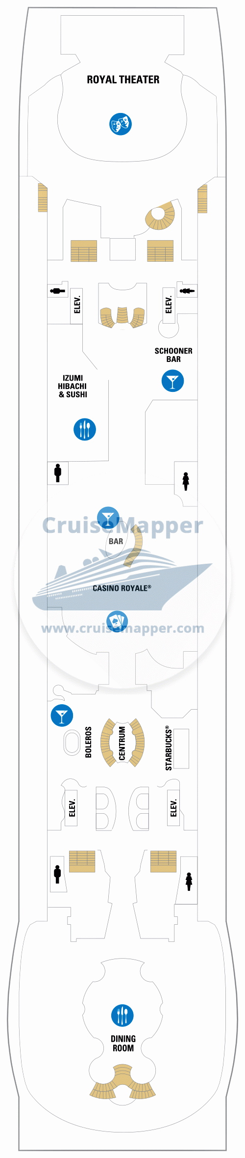 Mariner Of The Seas Deck 04 - Casino-Lounge