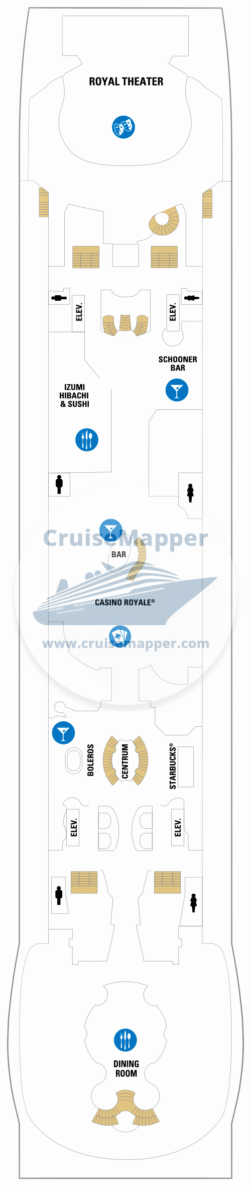 Mariner Of The Seas deck 4 plan CruiseMapper