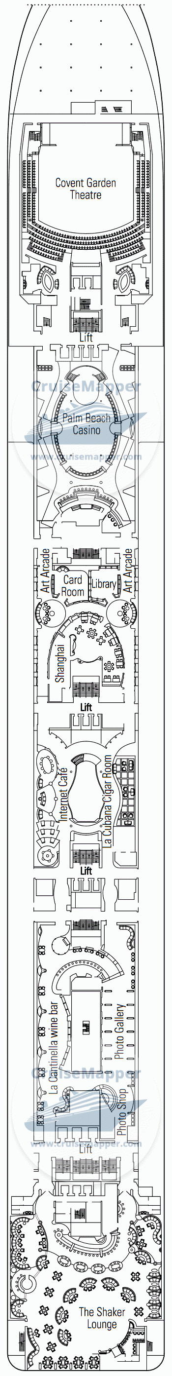 MSC Orchestra Deck 07 - Saxofono-Promenade-Casino-Lounge