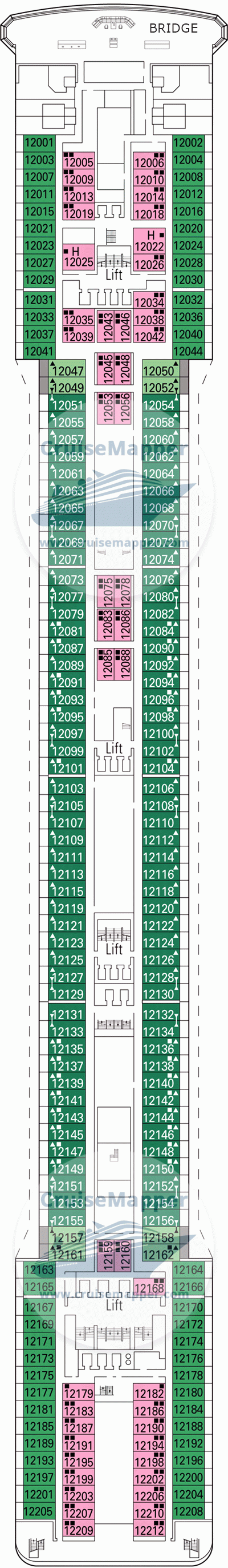 cruise deck plans msc orchestra