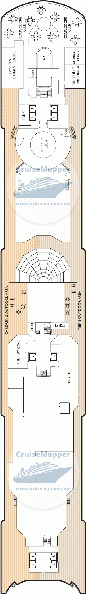 Queen Elizabeth Deck 10 