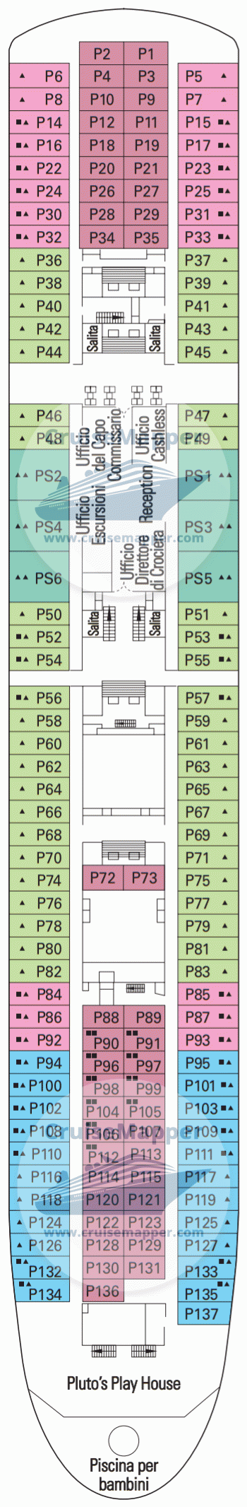 MSC Melody Deck 06 - Premier-Cabins-Kids-Lobby