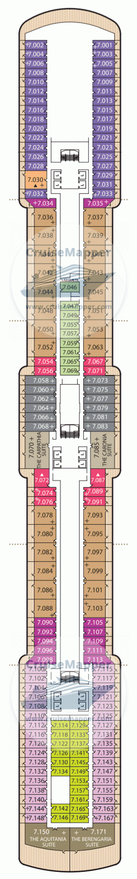 queen victoria cruise ship map