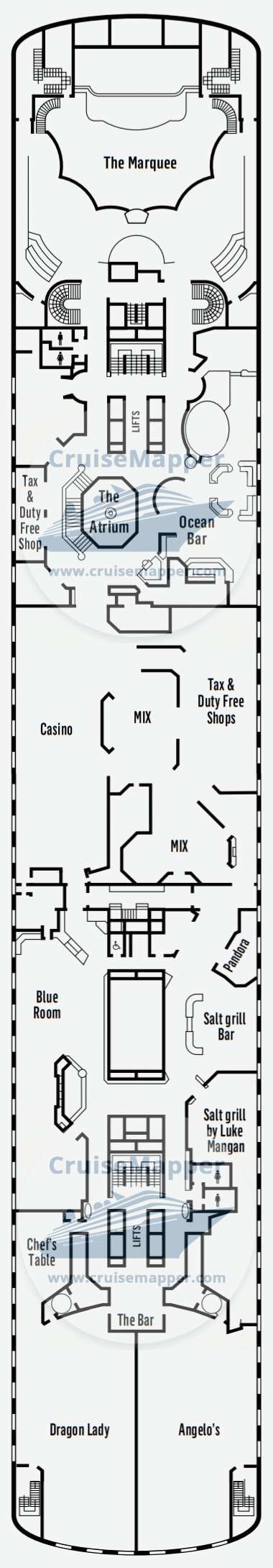 Celestyal Journey Deck 27 Plan Cruisemapper