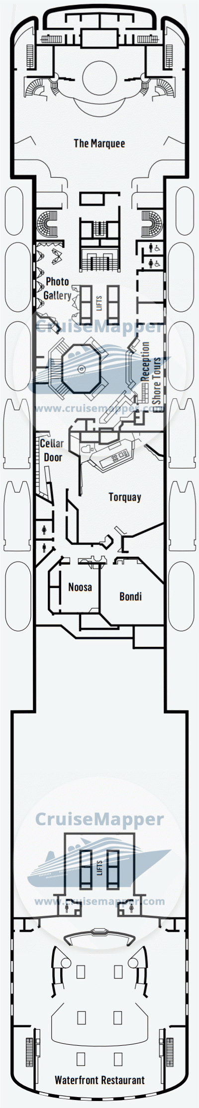 Celestyal Journey Deck 26 Plan Cruisemapper