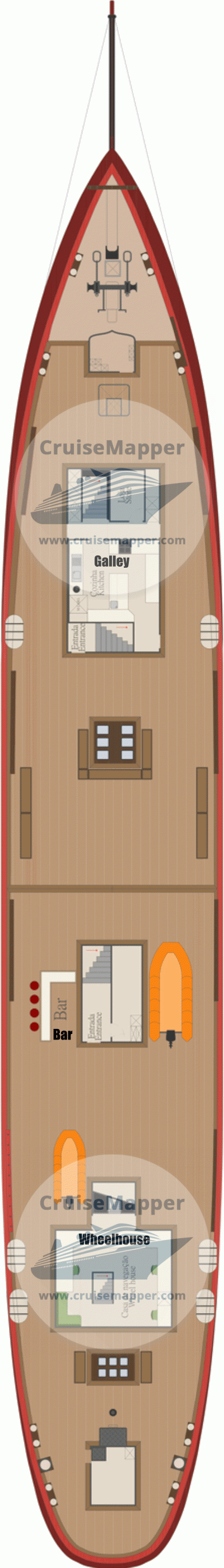 Santa Maria Manuela Deck 03 - Bridge-Sundeck-Bar-Zodiacs