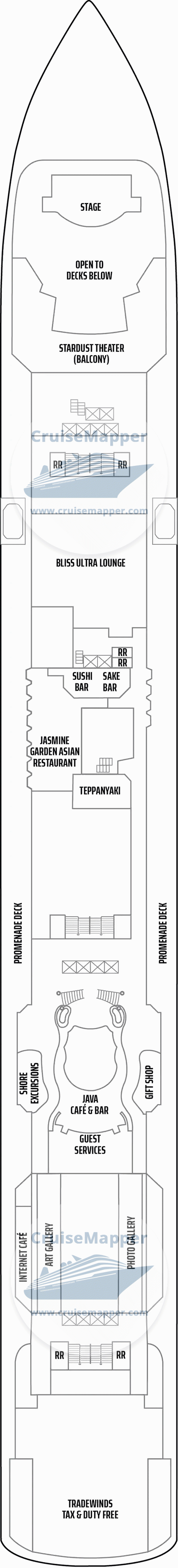 Norwegian Jade Deck 07 - Lobby-Promenade-Shops