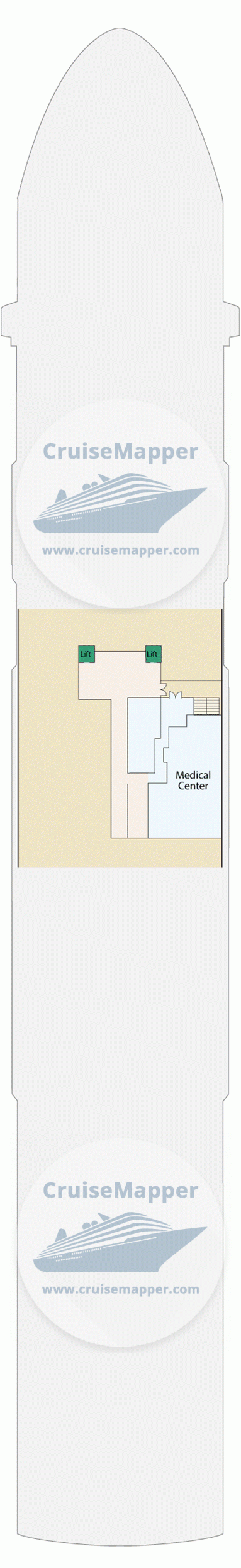 MS Dream Charming Deck 04 - Sea Princess Gala Deck4-Hospital